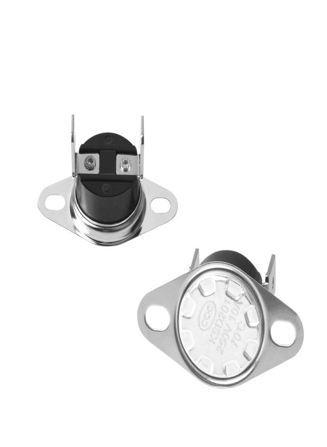 CHNPLUM KSD201 70 Thermostat Fuse for GE Microwave, Normally Closed Temperature Control Switch - Image 1